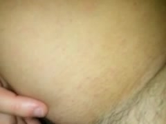 Hairy pussy fingered and licked