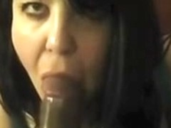 big beautiful woman making love to BBC with her throat