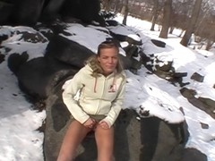 Ass on a snow day