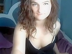 Cutie on cam playing a game
