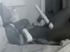 My beautifull mum masturbating in her bed room. Hidden cam