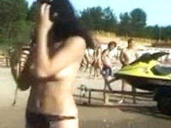 Hot teen nudists make this nude beach even hotter