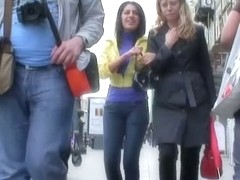 Street candid videos of round ass women in public