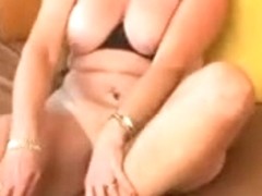 Mom with flabby saggy tits & guy