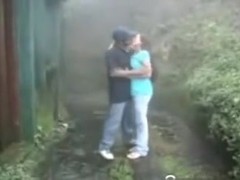 Lalin Cutie  immature Has A Quickie With Her BF In The Rain