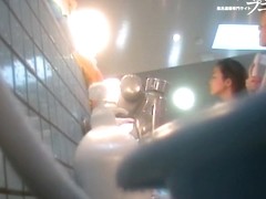 Milky white Asian body in details on shower spy cam dvd 03130