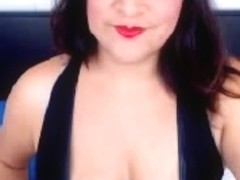 A hot & cute lady on webcam.