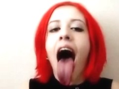 Me showing my huge sexy tongue