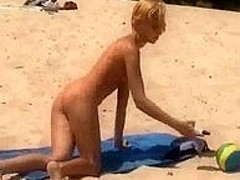 Blonde nude beach