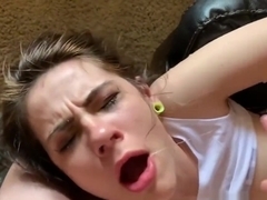 Face Slapping, Choking, Roughly Abused Throat Fucking Compilation