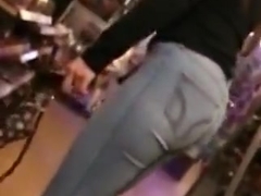 college girl ass jeans