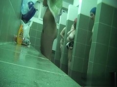 Hidden cameras in public pool showers 677