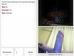 Tight teen on omegle webcam sex show