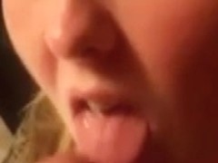 Large Tit Girlfriend Acquires My Cum In Her Face Hole