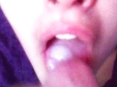 Amateur  cum in mouth