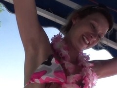 Stunning Great Tits On Party Girls Flashing Pussies