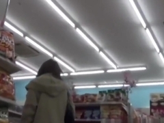 Japanese chicks have no idea they are being filmed in store
