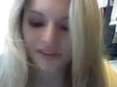 Webcam blonde jack off