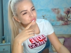 Blonde Teen Gets Wild and Naughty