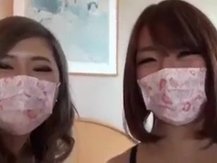 Two japan lesbian filming