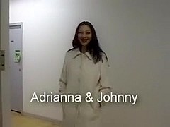 Asian brunette gets her hairy pussy fucked hard.