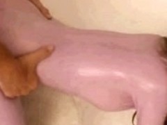 Pink catsuit