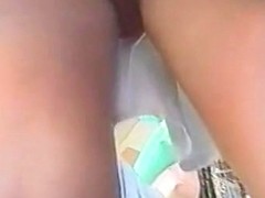 Wench goes shopping with woman and ends up in an upskirt video