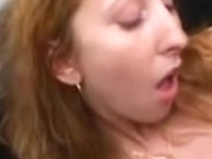 Redhead dilettante Mother I'd Like To Fuck double orall-service, anal and double facial