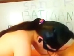 GF dressed up as cat woman fucks batman