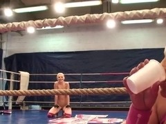 Angel Rivas and Niky Gold fighting to dominate in the backstage fighting clip
