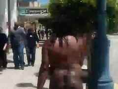 My Wife and I Walking around San Francisco Fully Nude