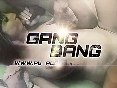 PUTA LOCURA Huge titted Amateur in Gangbang