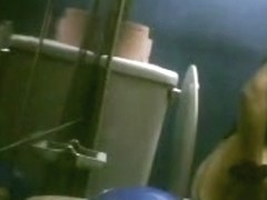 Home hidden bathroom cam video of a hot girl pissing