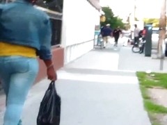 Phat Ass Ebony MILF Tight Jeans