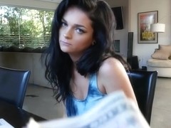 Hot Chick Has Homework Troubles And Fucks
