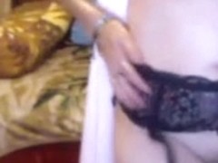 4 Bulgarian granny masturbating with dildo