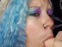 THOT STUFFING HER MOUTH WITH DICKS