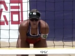 Magnificent bottoms of the volleyball babes