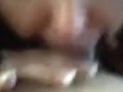 Hard fucking couple - the gal swallows a mouthful of cum