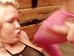 Corpulent cock fucks fucking-hot blond-haired Cristal May