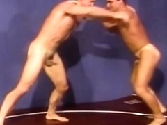 men wrestling
