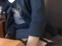 french dilettante gril fisting herself at office