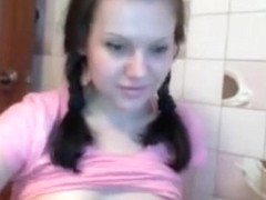 Young Pregnant Girl on Webcam