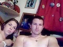 Masturbating with my lover at home