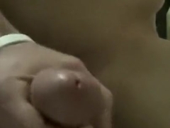 Slow motion cum pumping from my big horny dick