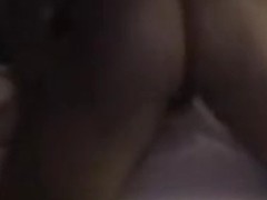 Cucked wife cums many times from large dark strapon