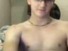 College Twink Masturbating On Webcam