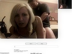 Chatroulette #20 couple fuck and creampie