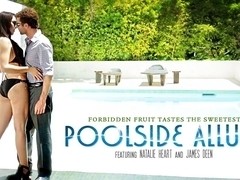 Natalie Heart & James Deen in Poolside Allure Video