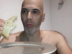Request video: cum on bread and eat